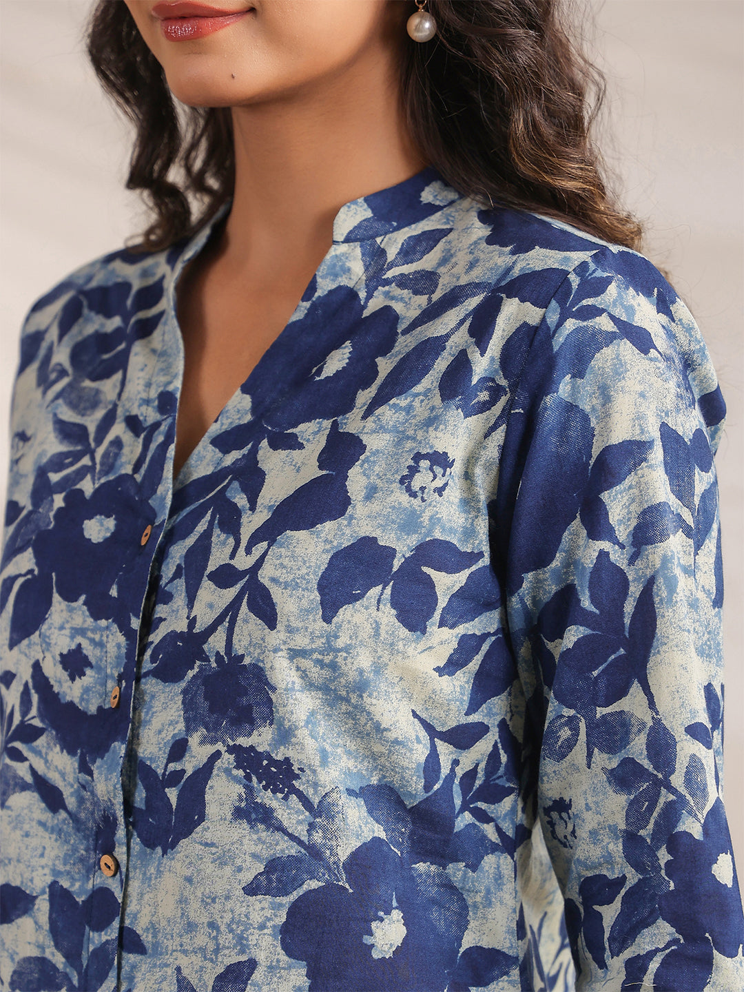 Cotton floral co-ord set – brunch or casual outing look