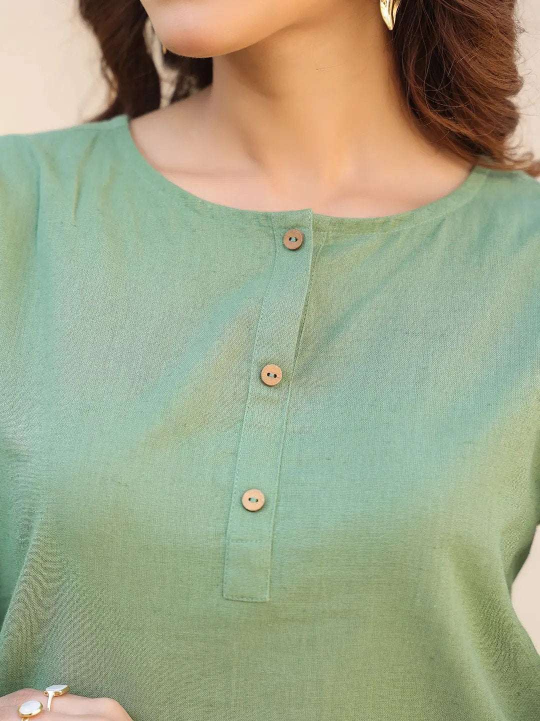 Minimalist cotton co-ord set for women – effortless charm