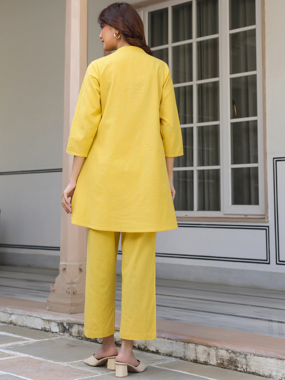Flex cotton two-piece set – breathable and chic