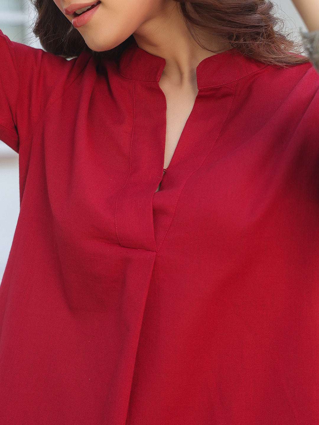 Minimalist cotton co-ord set for women – summer comfort