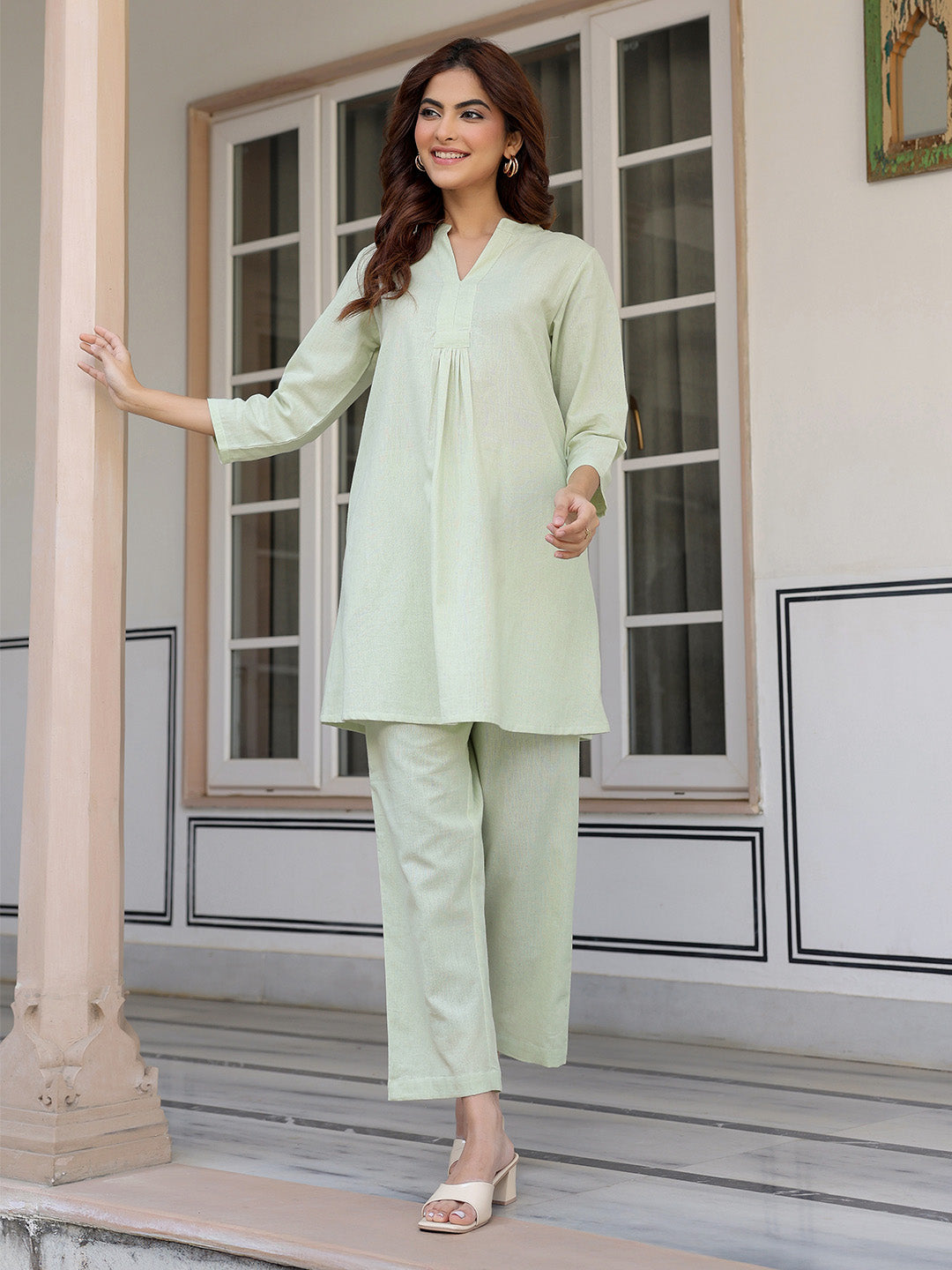 Refreshing mint co-ord set – summer day wear