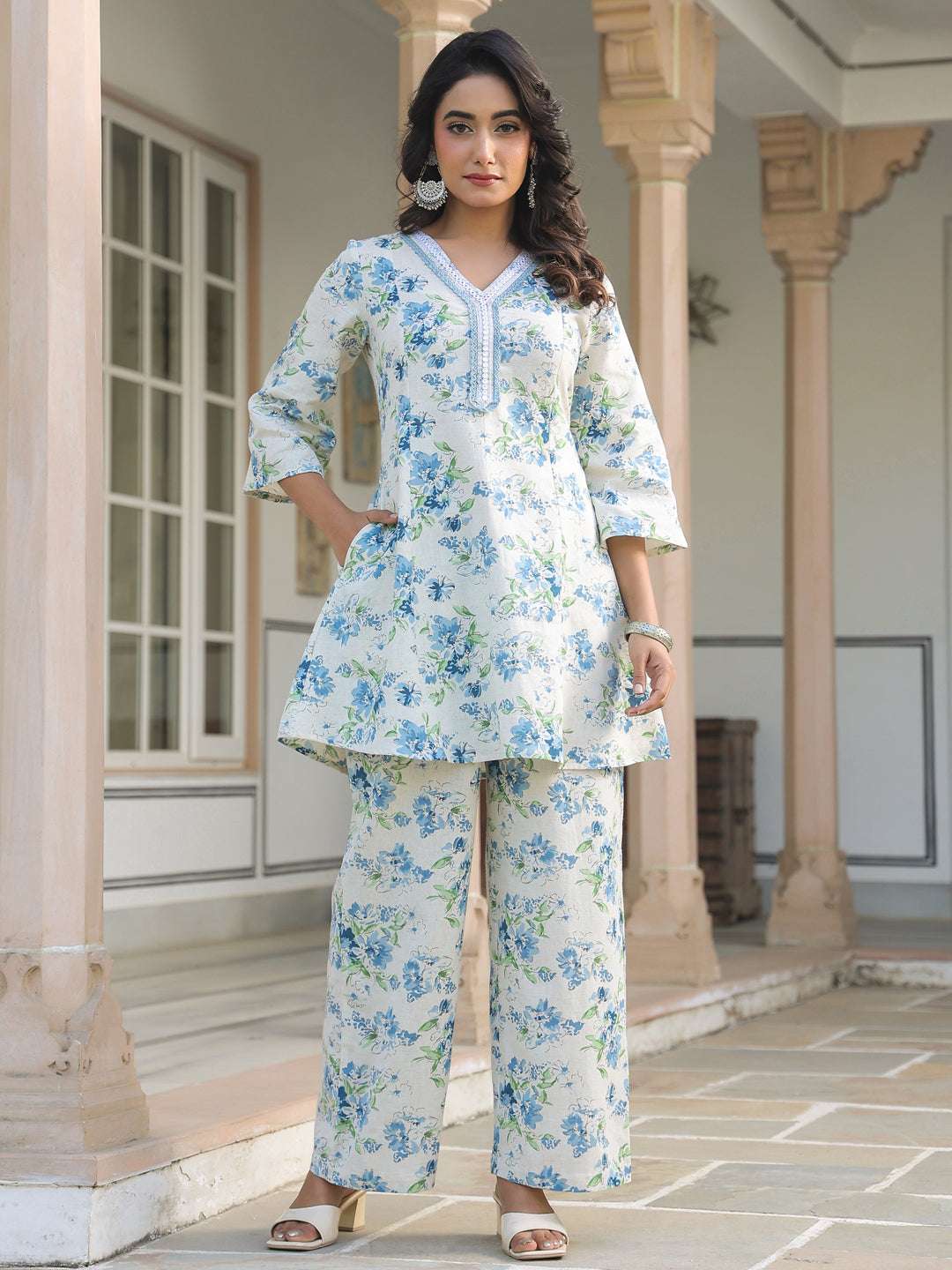 Serenity Bloom Co-Ord Set Sajnaa