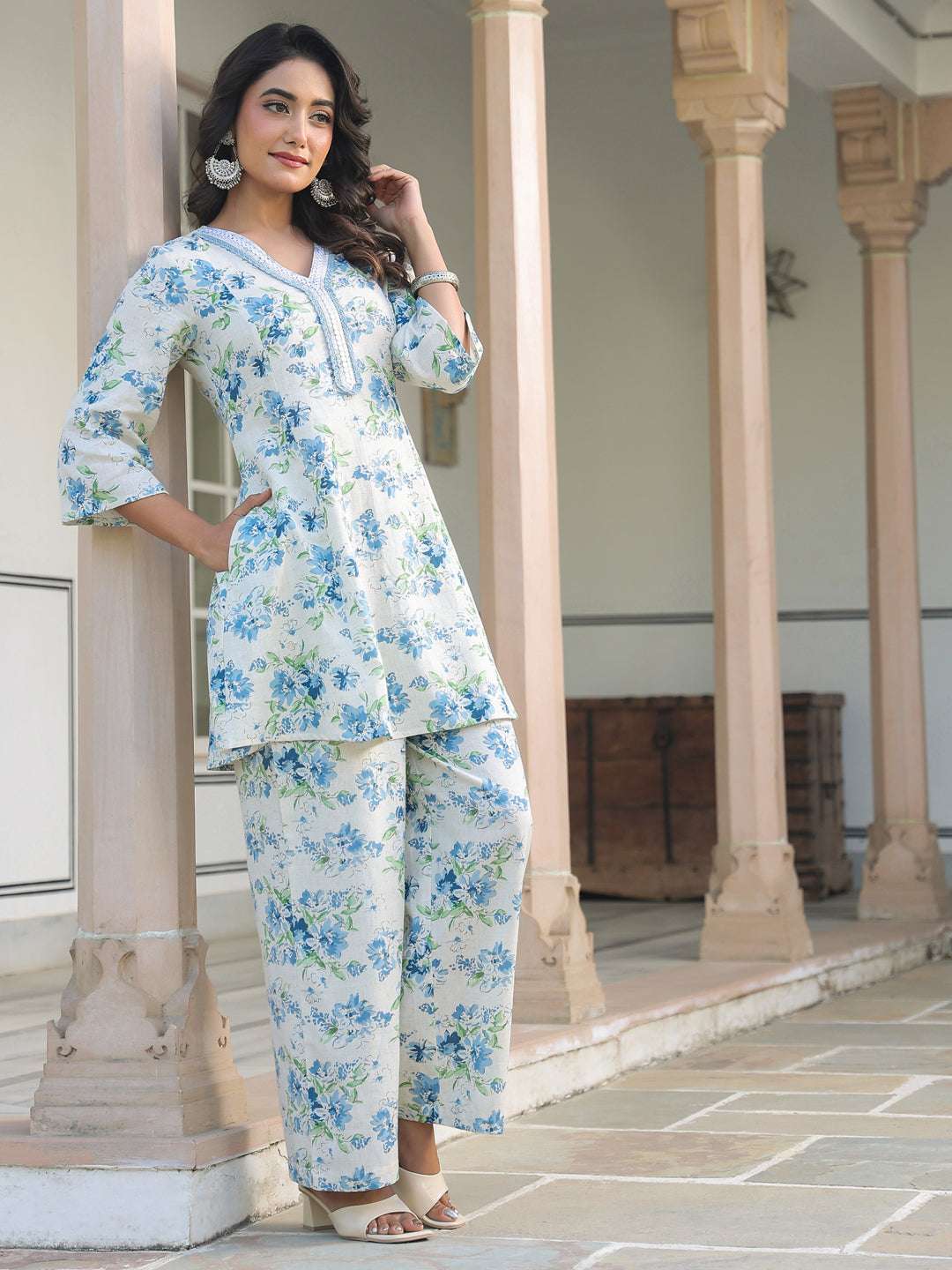 Serenity Bloom Co-Ord Set Sajnaa