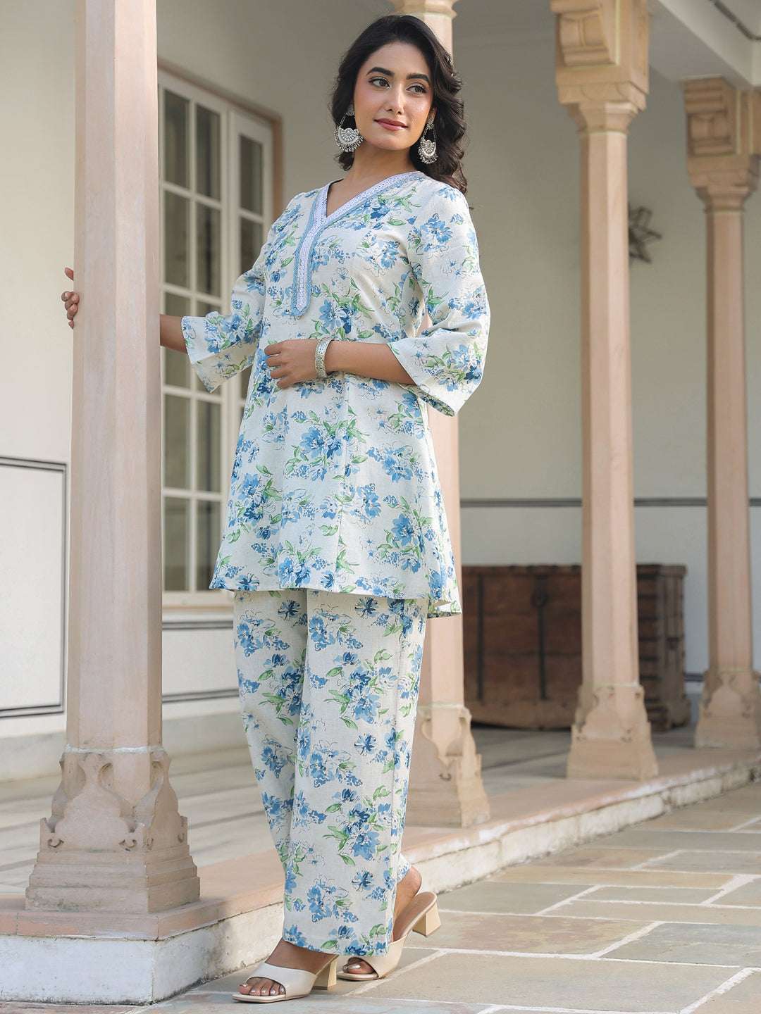 Serenity Bloom Co-Ord Set Sajnaa