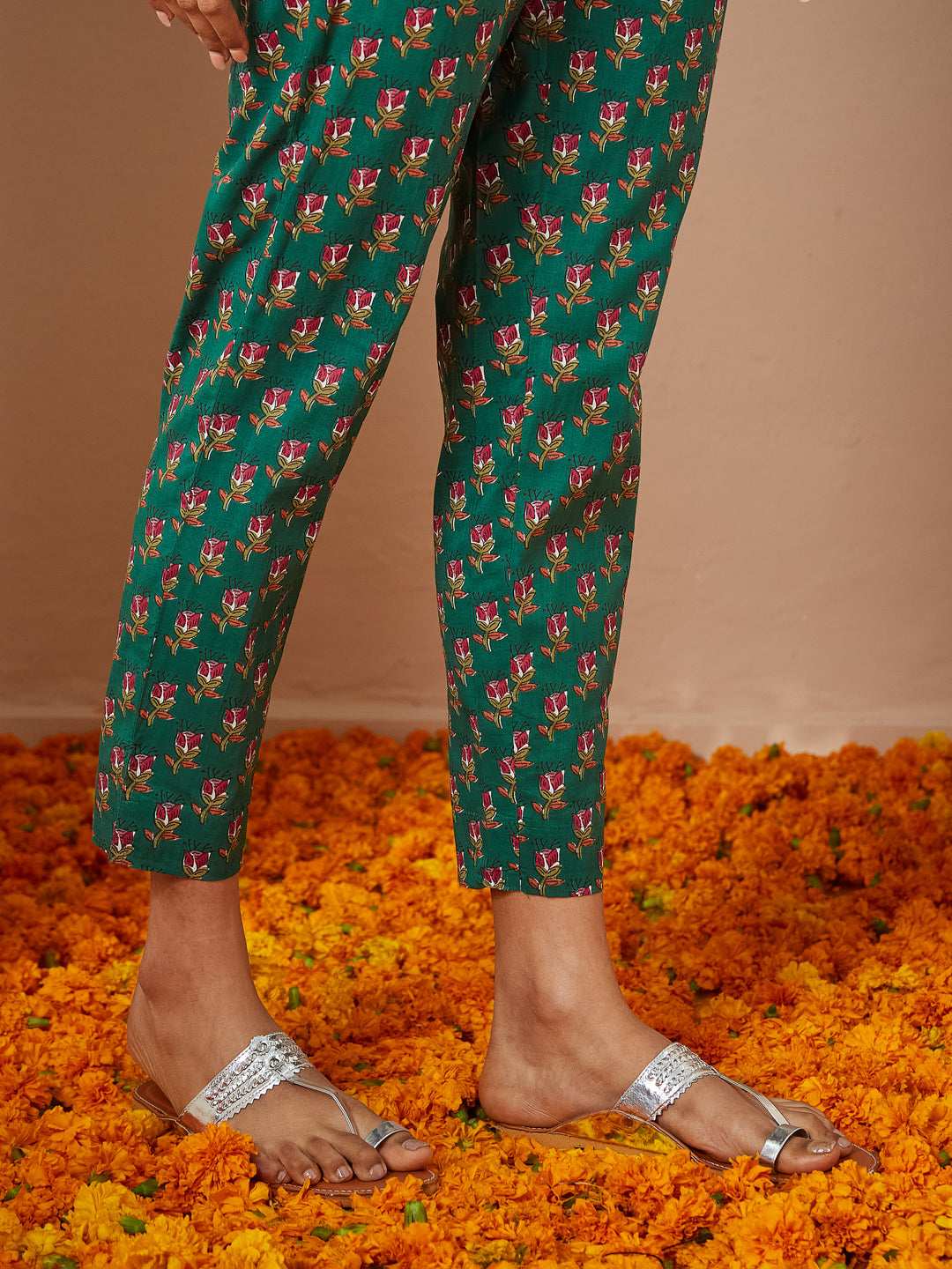 Meadow Whirl Anarkali Set Sajnaa