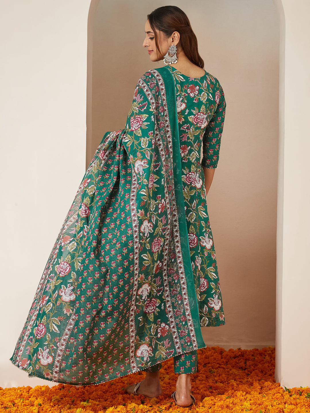 Meadow Whirl Anarkali Set