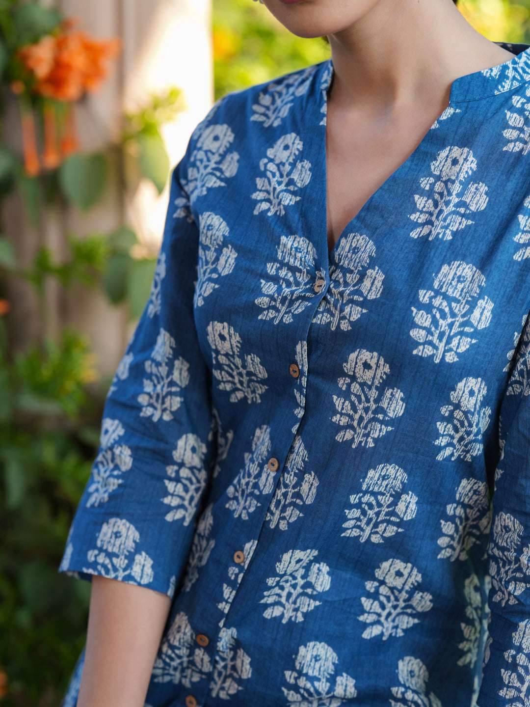 Functional side pocket co-ord set for women – casual shopping day